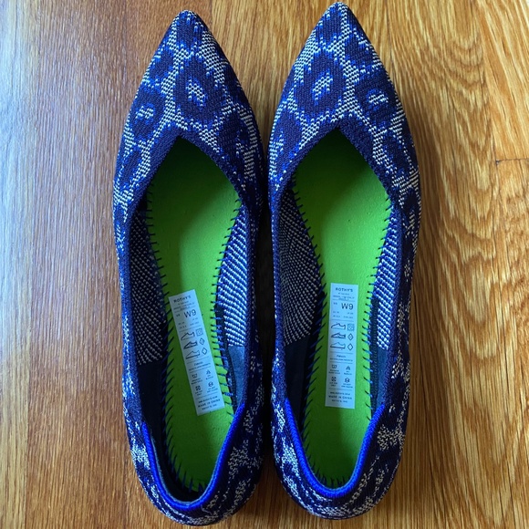 Rothy’s The Point II in Indigo Cat Size 9 - Picture 4 of 7